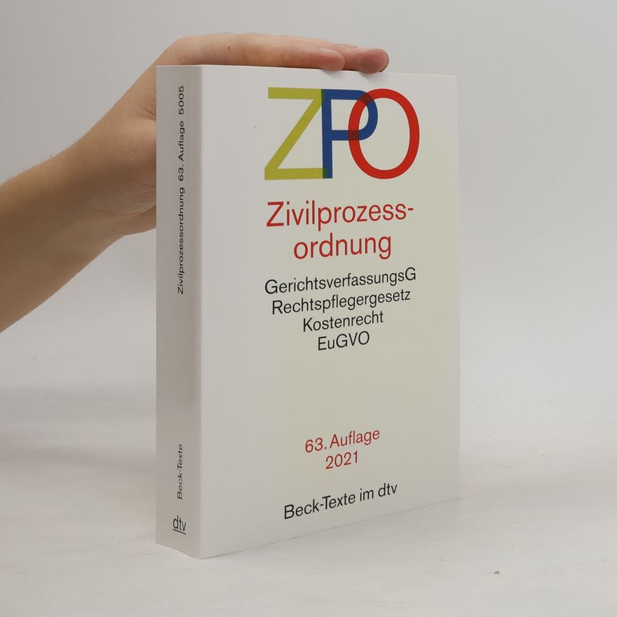 Autorenkollektiv Zivilprozessordnung ZPO