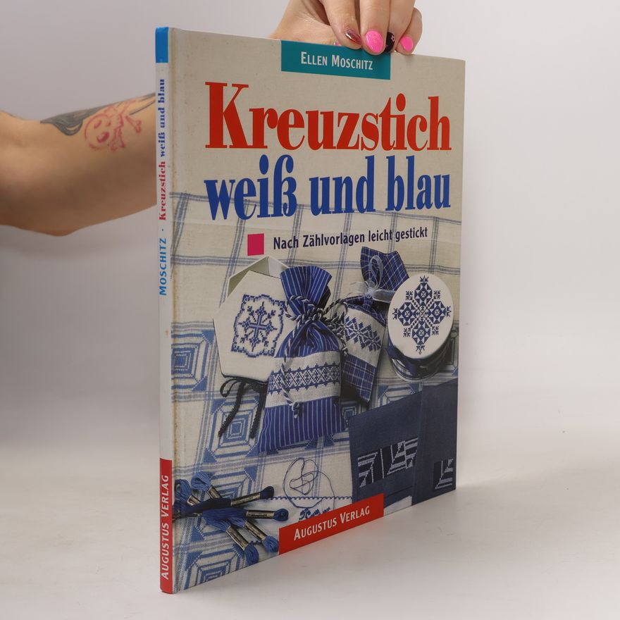 Autorenkollektiv Kreuzstich weiss und blau