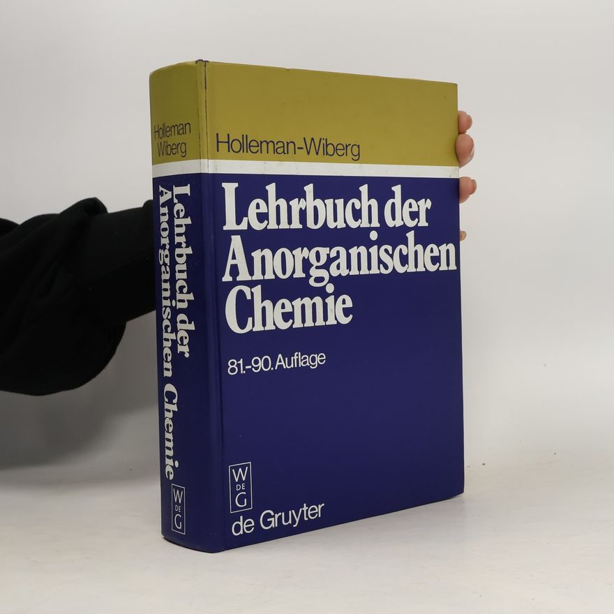 Arnold F. Holleman Lehrbuch der anorganischen Chemie