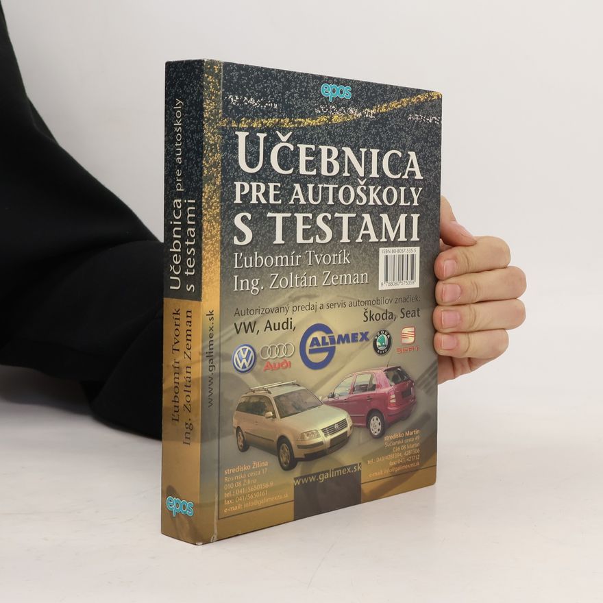 Lubomír Tvorník Učebnica pre autoškoly s testami