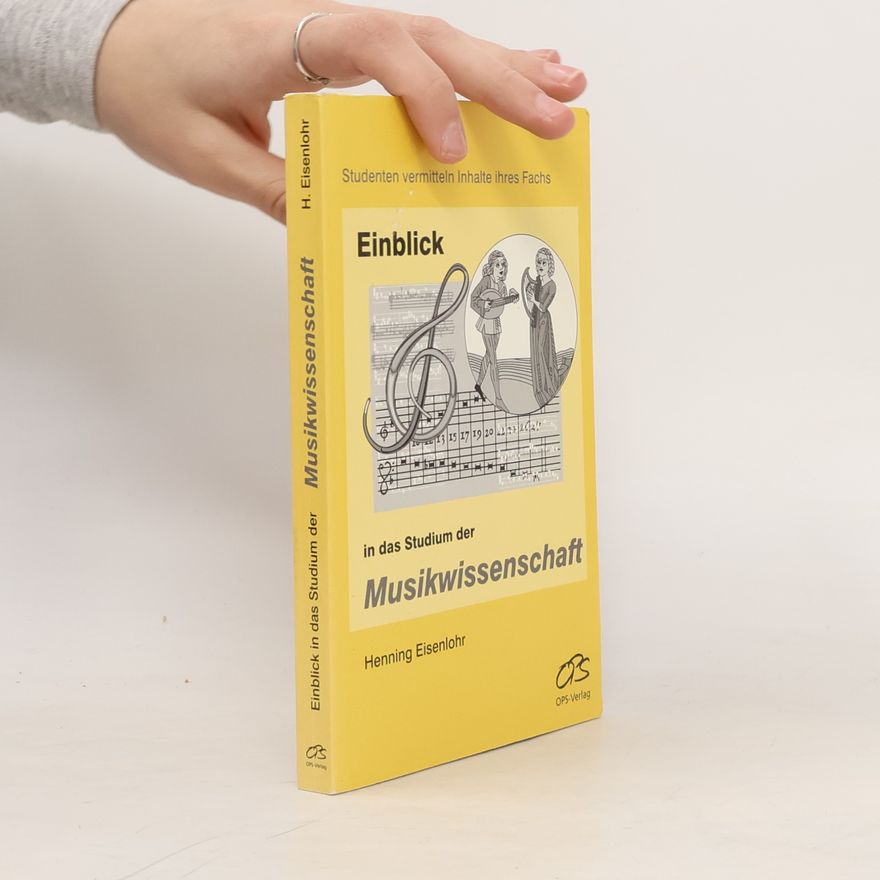 Henning Eisenlohr Einblick in das Studium der Musikwissenschaft