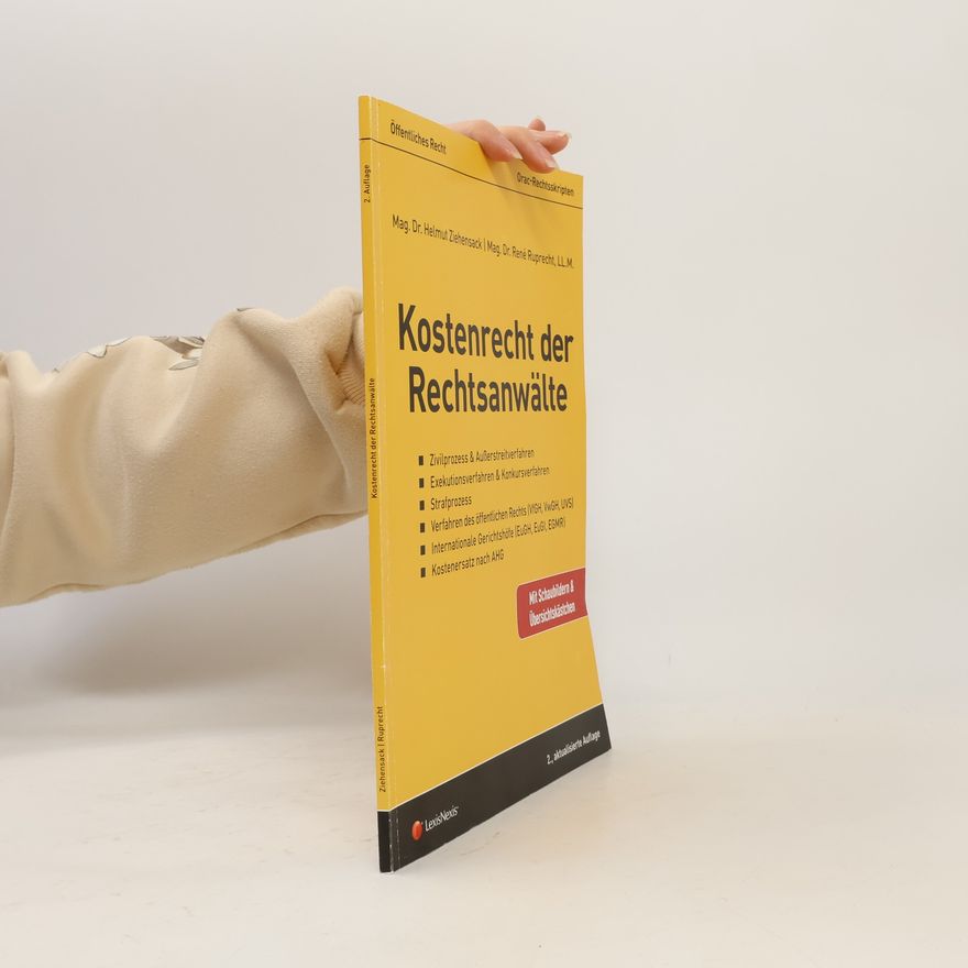 Helmut Ziehensack Orac-Rechtsskripten: Kostenrecht der Rechtsanwälte - 2., aktualisierte Auflage