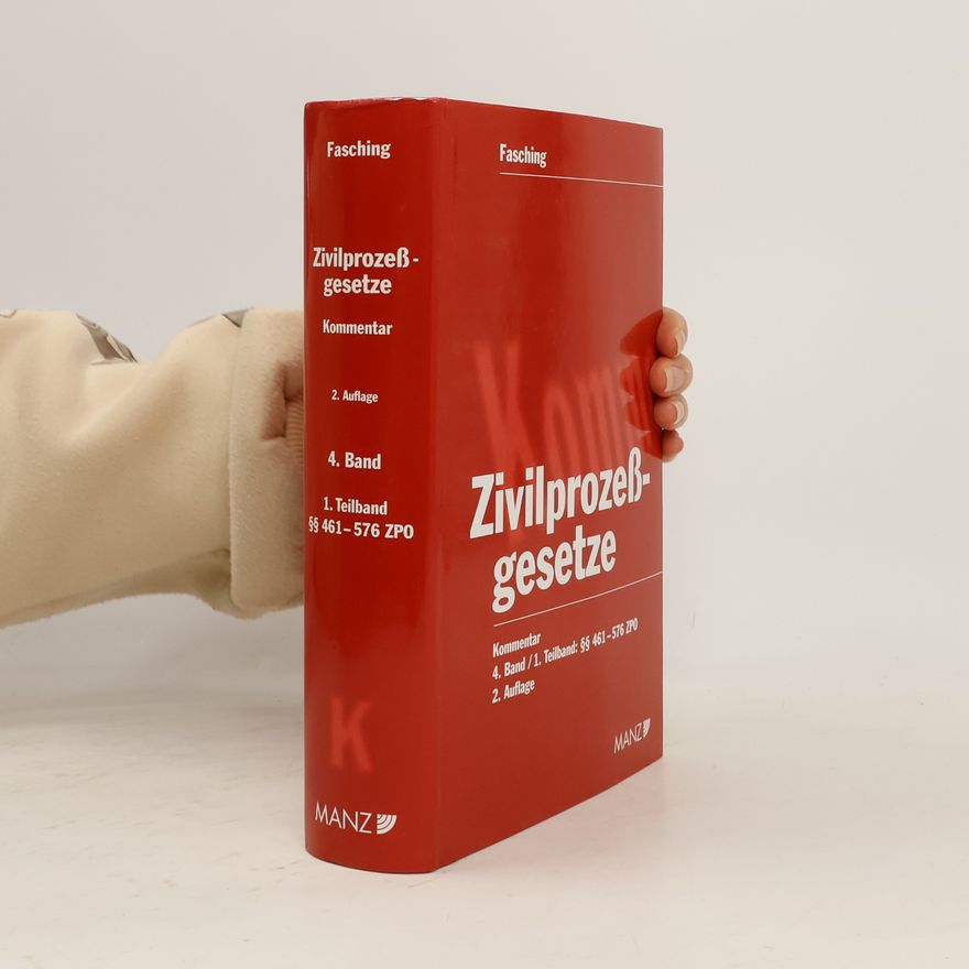 Hans Walter Fasching Zivilprozeßgesetzen 4