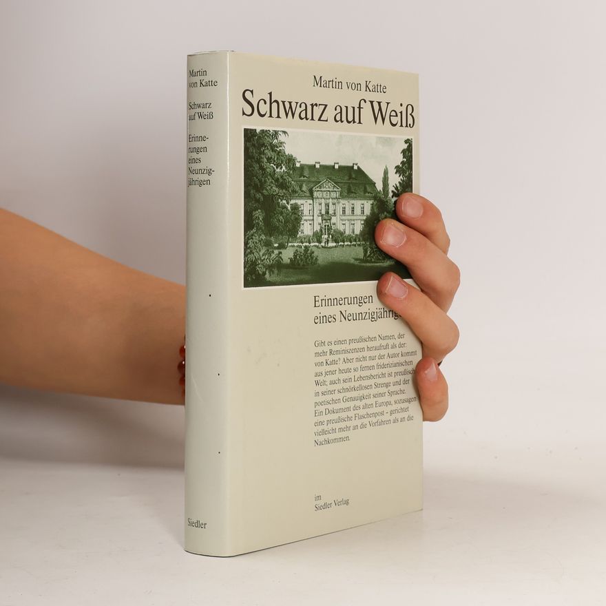 Martin von Katte Schwarz auf weiss