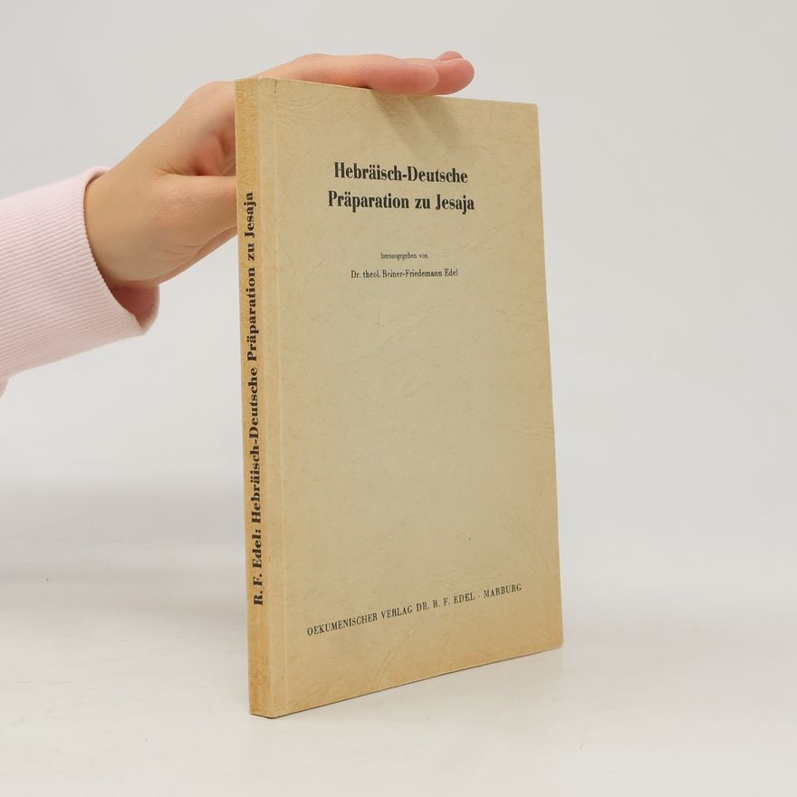 Various authors Hebräisch-Deutsche Präparation zu Jesaja