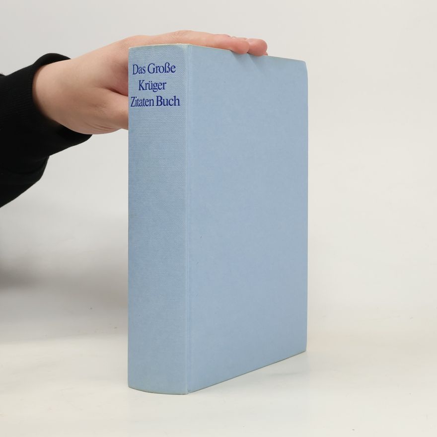 Joe H. Kirchberger Das grosse Krüger-Zitaten-Buch
