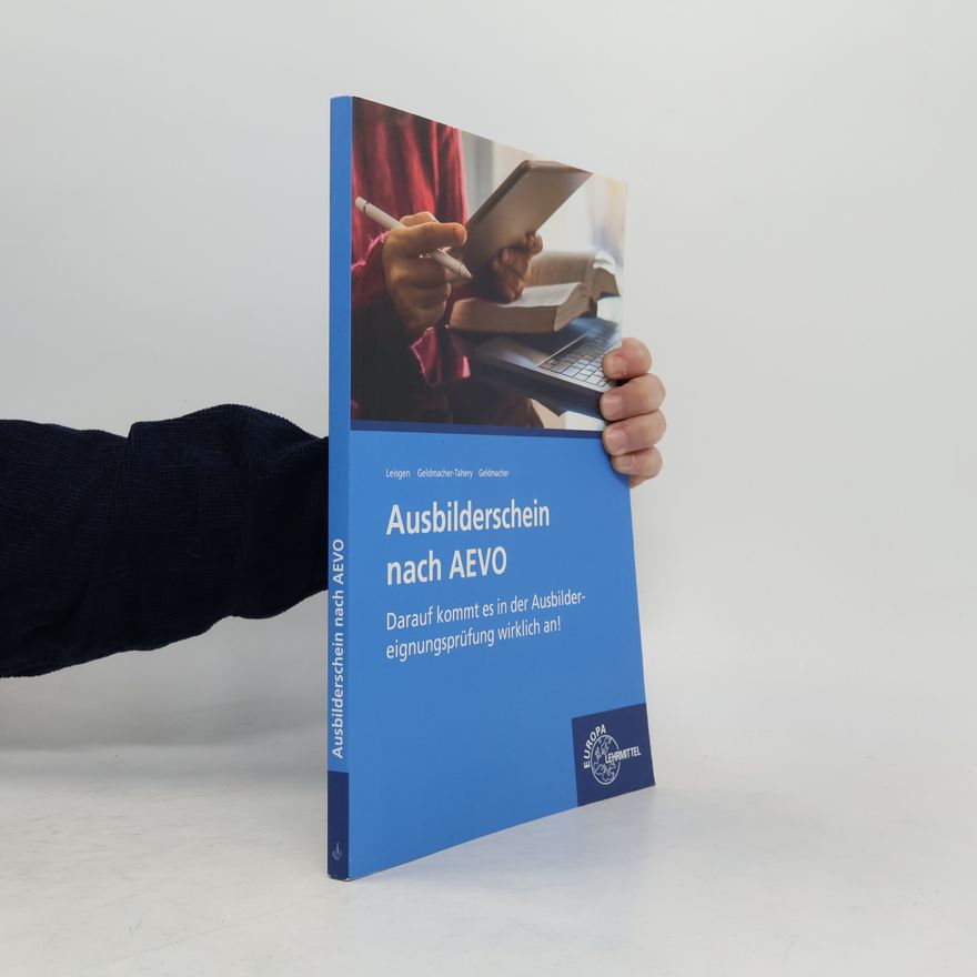 Ewald Geldmacher Ausbilderschein nach AEVO