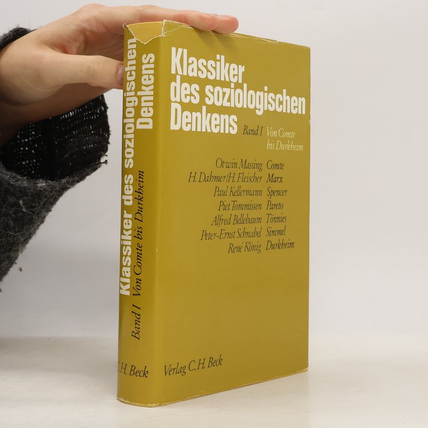 Kolektiv autorů Klassiker des soziologischen Denkens