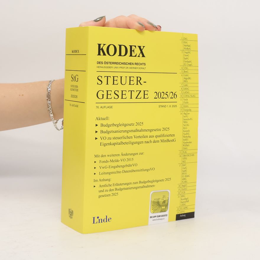 Andrei Bodis Kodex des Österreichischen Rechts: Kodex Steuergesetze 2025/26 - 76. Auflage