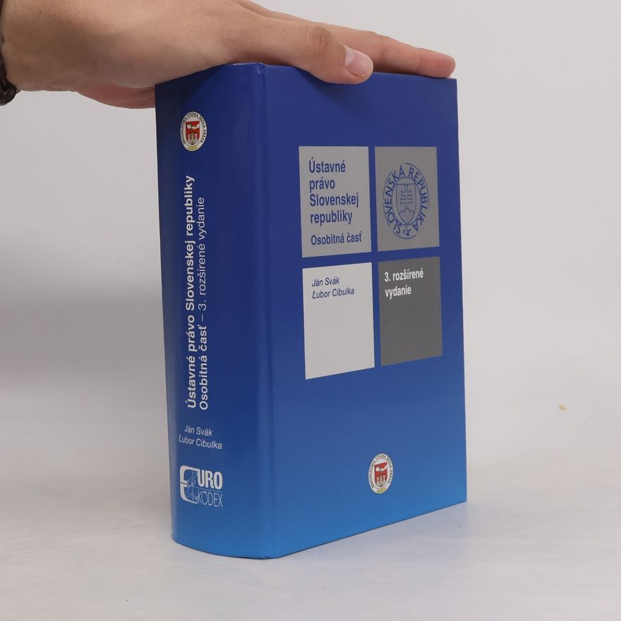 L'ubor Cibulka Ústavné právo Slovenskej republiky. Osobitná časť