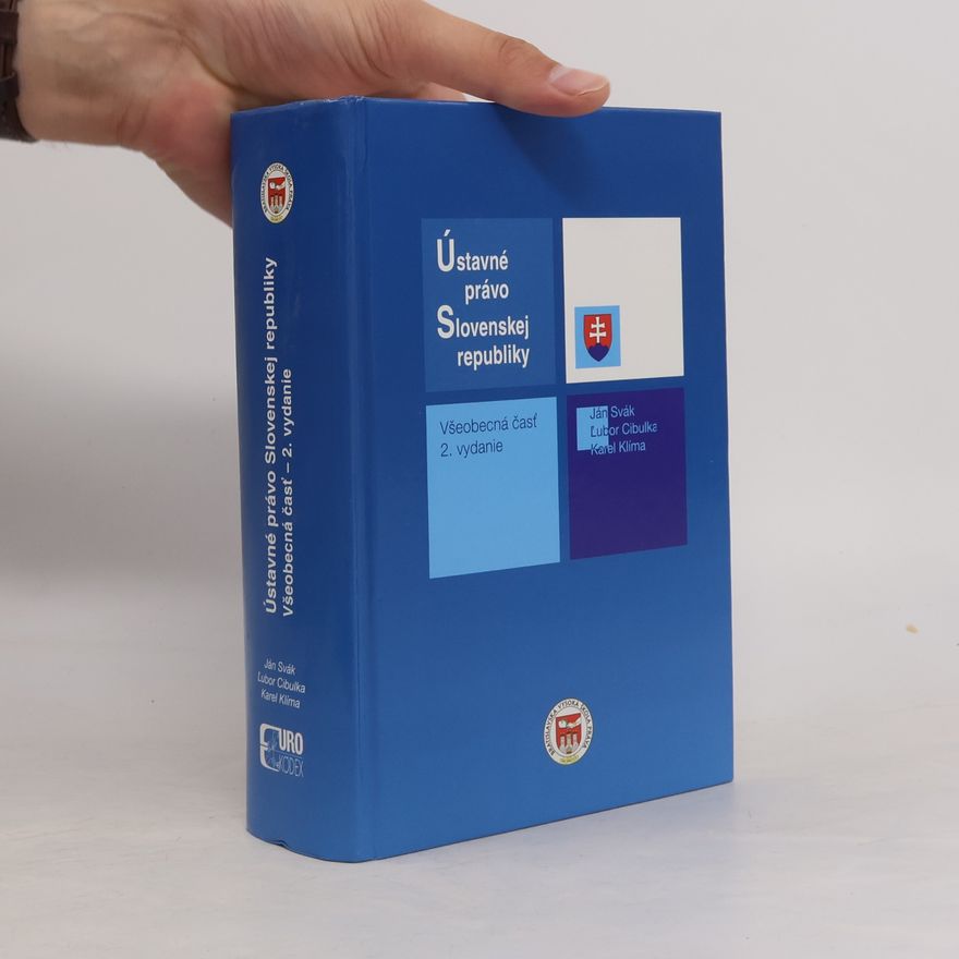 Ján Svák Ústavné právo Slovenskej republiky