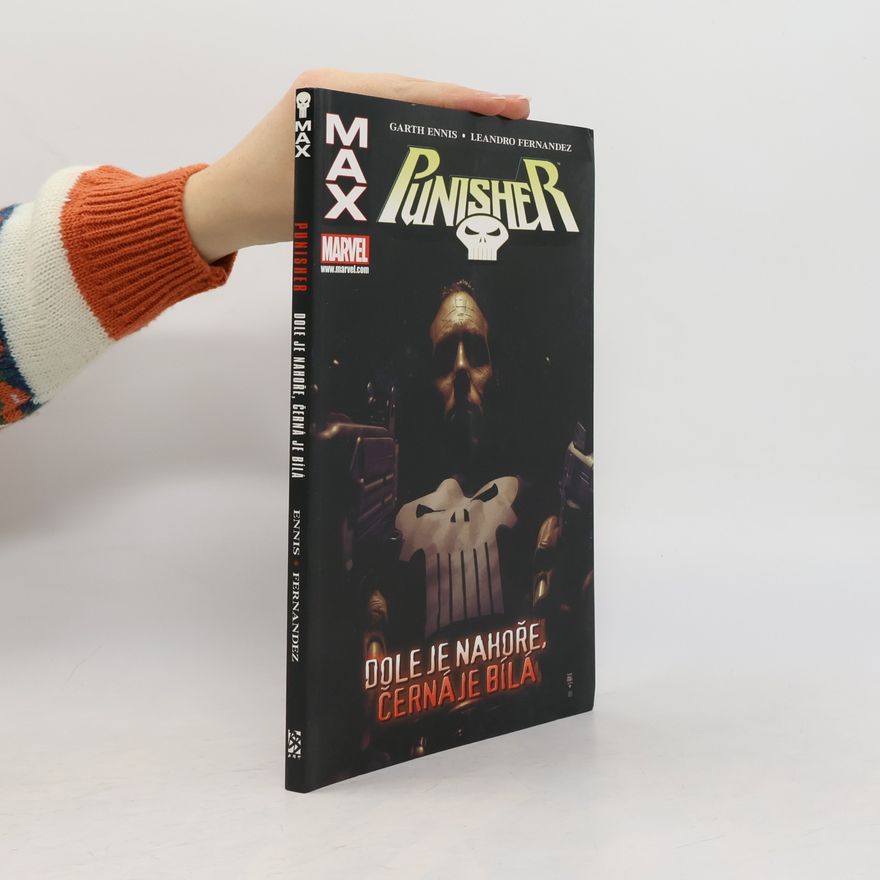 Leandro Fernandez Punisher. Dole je nahoře, černá je bílá