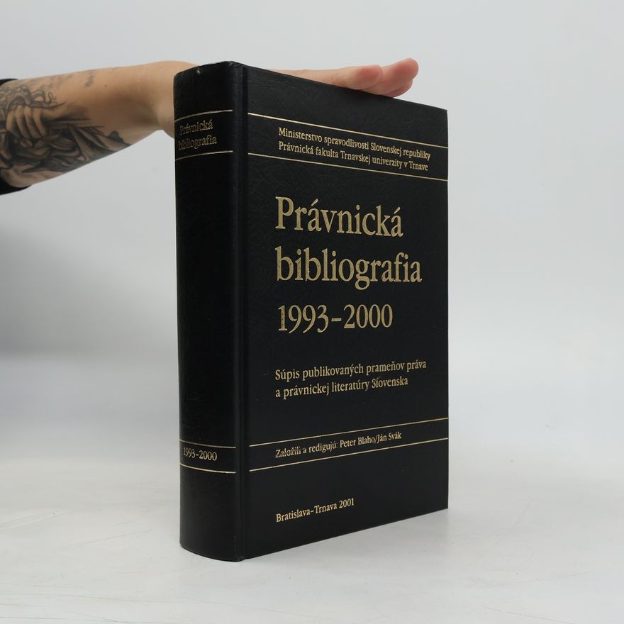 Ján Svák Právnická bibliografia 1993-2000