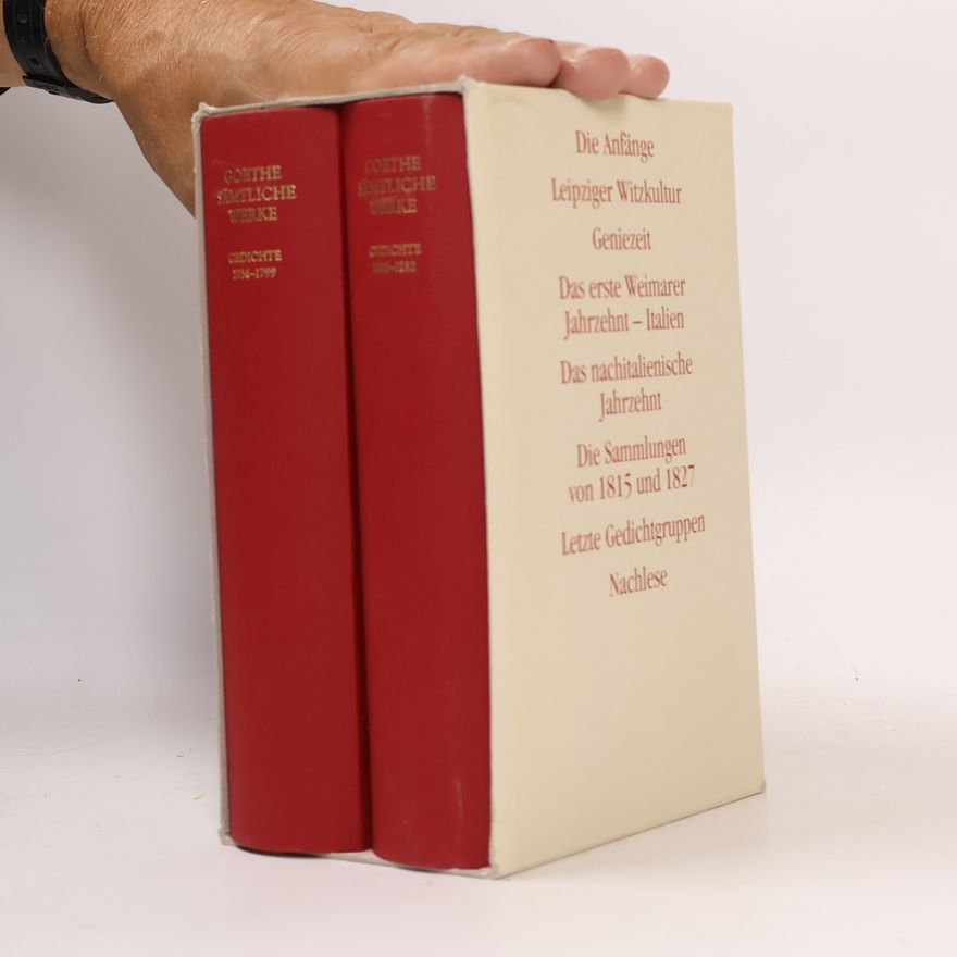 Johann Wolfgang Goethe Goethe Sämtliche Werke 1-2