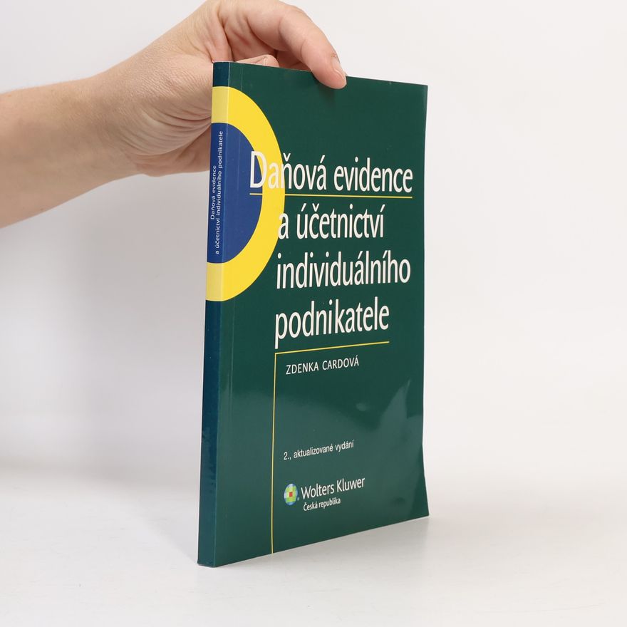 Zdenka Cardová Daňová evidence a účetnictví individuálního podnikatele