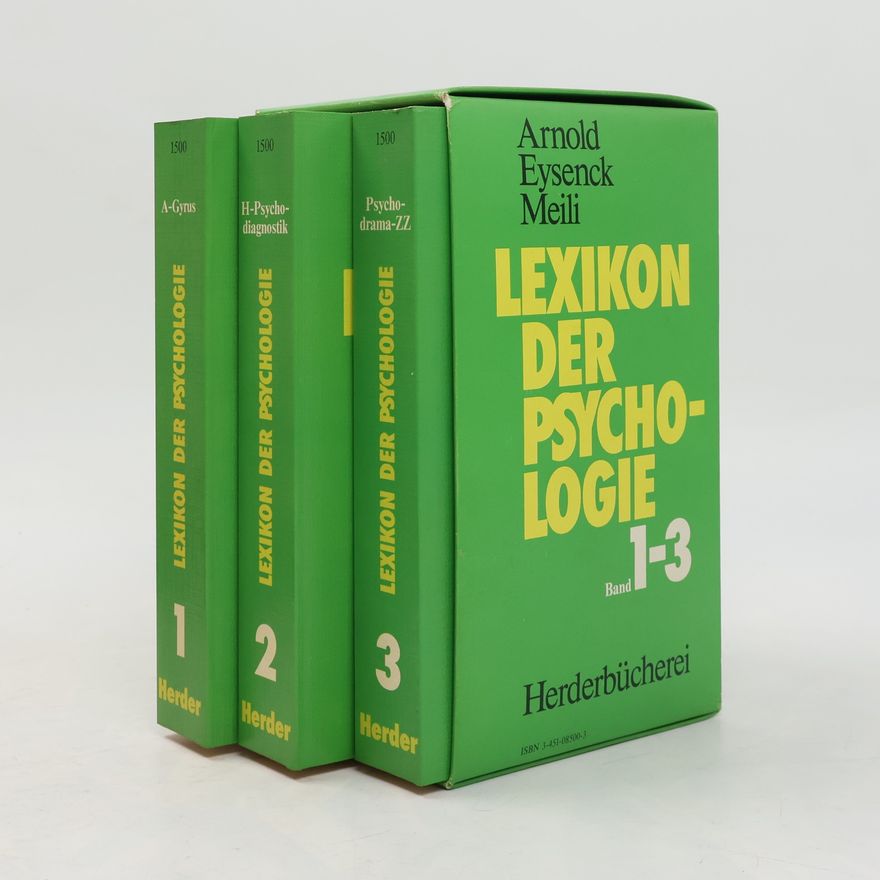 Kolektiv autorů Lexikon der Psychologie. Band 1-3