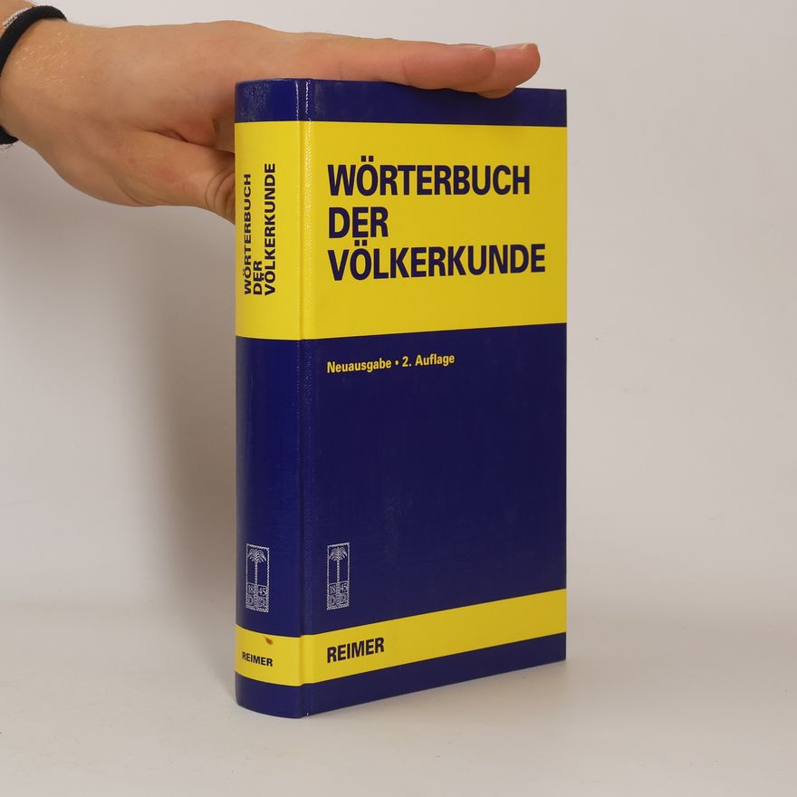 Walter Hirschberg Wörterbuch der Völkerkunde