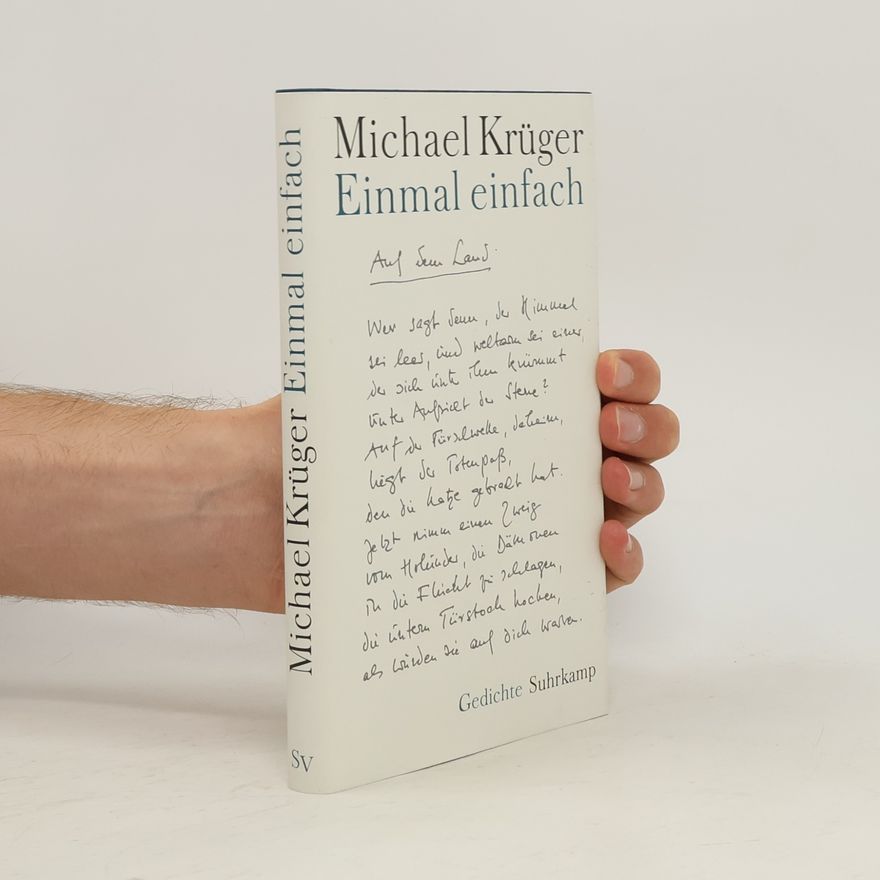 Michael Krüger Einmal einfach