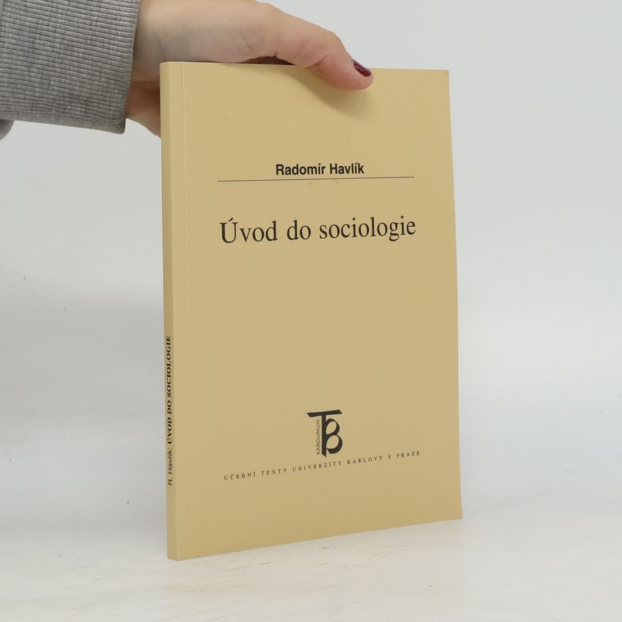 Radomír Havlík Úvod do sociologie