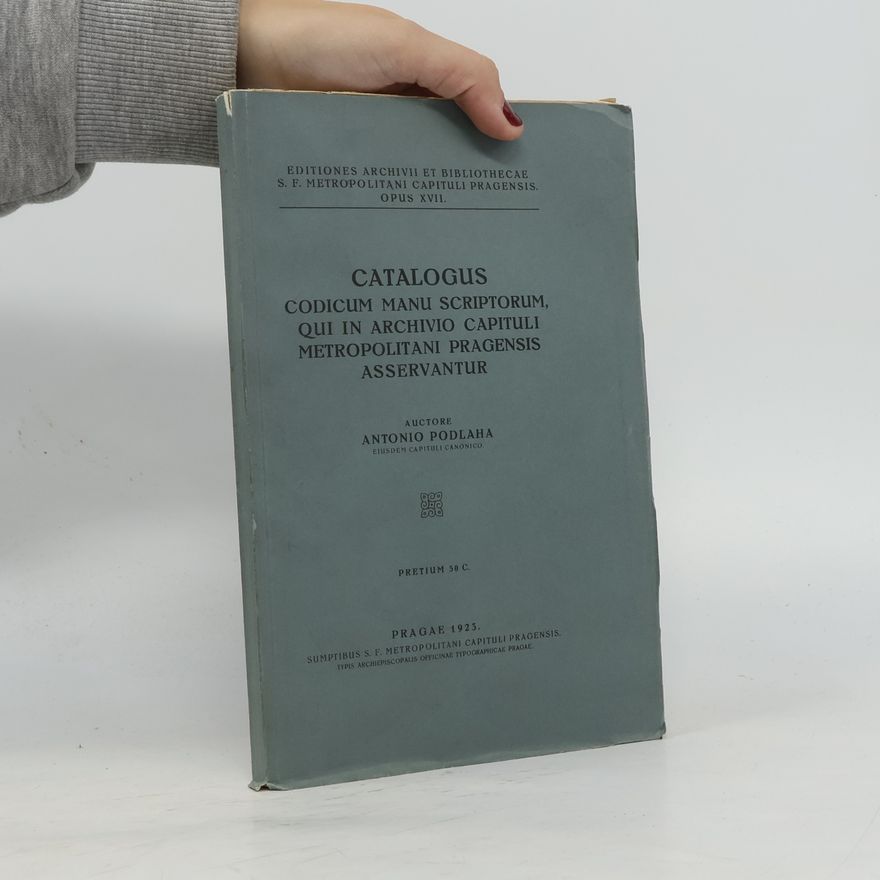 Antonio Podlaha Catalogus