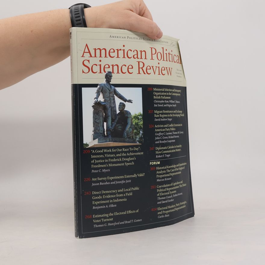 Patricia Barden American Political Science Review
