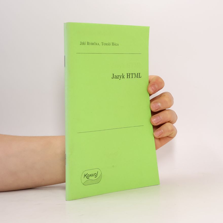 Tomáš Hála Jazyk HTML