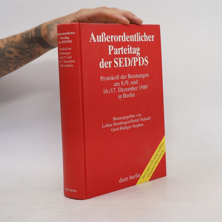 Lothar Hornbogen Außerordentlicher Parteitag der SED-PDS