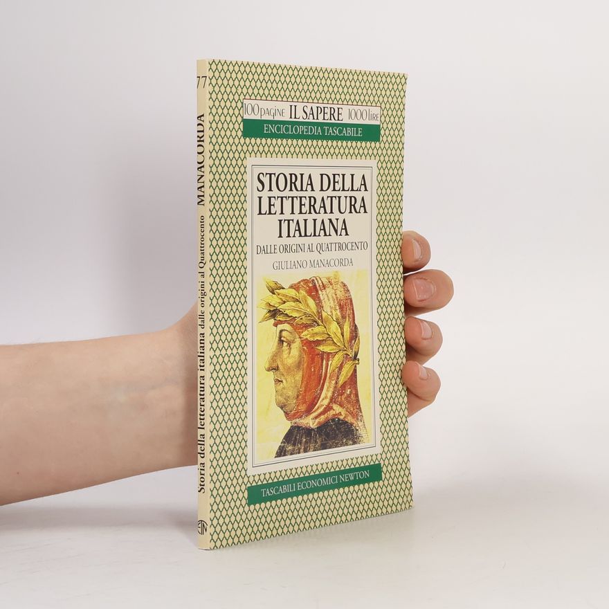 Giuliano Manacorda Il Sapere - 77: Storia della letteratura italiana
