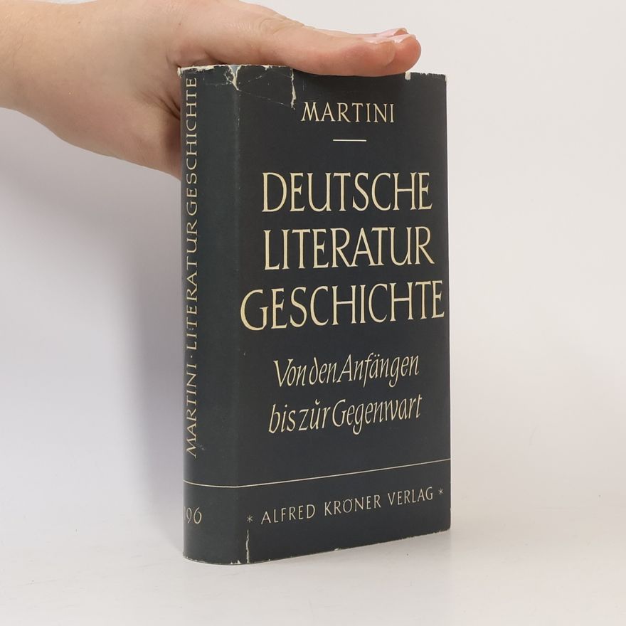 Fritz Martini Deutsche Literatur Geschichte