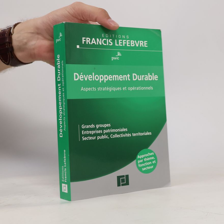 Francis Lefebvre Redaction Francis Lefebvre Developpement durable - DEVDU10