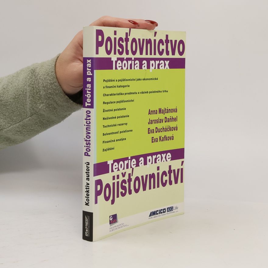 Majtánová Anna Pojišťovnictví - Teorie a praxe