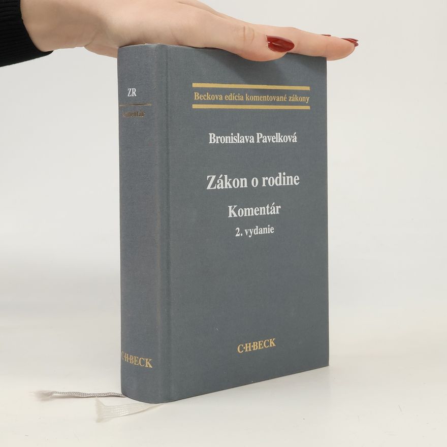Bronislava Pavelková Zákon o rodine