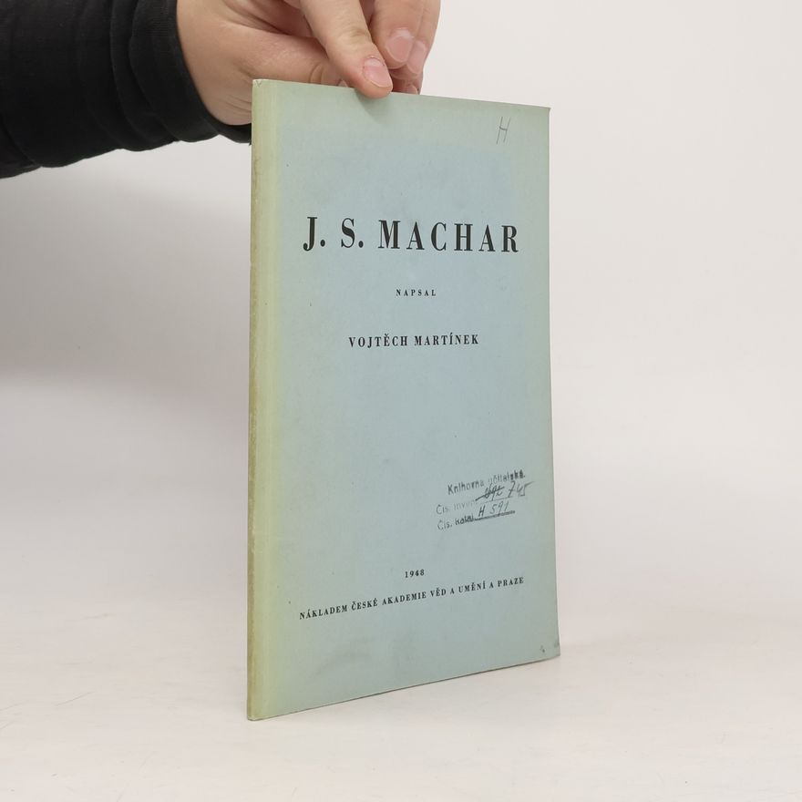 Vojtěch Martínek J. S. Machar