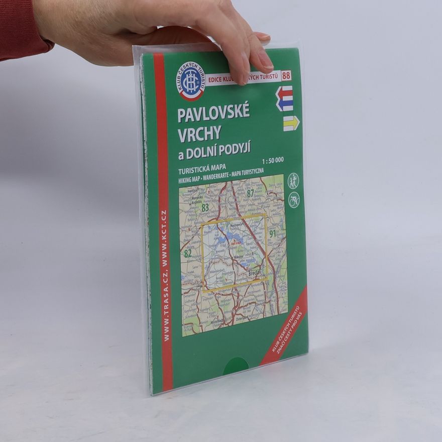 Klub českých turistů ( ) KČT 88 Pavlovské vrchy a Dolní Podyjí 1:50T Turistická mapa