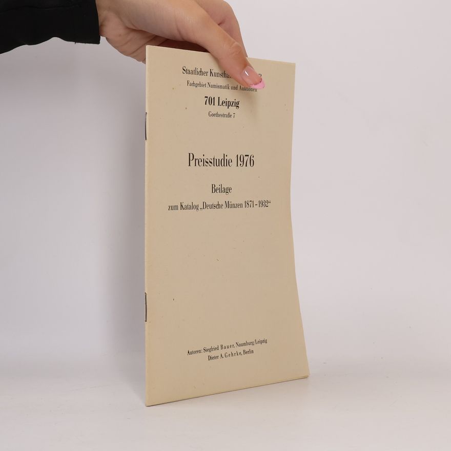Dieter A. Gehrke Preisstudie 1976