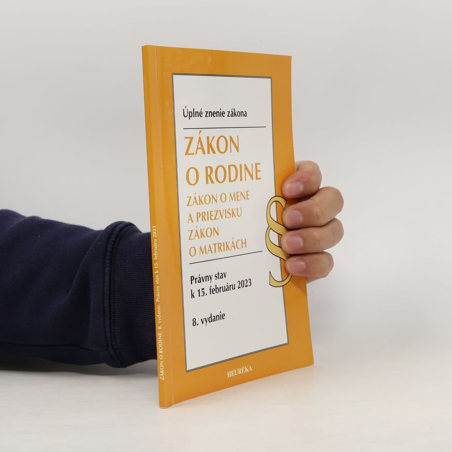 Autorenkollektiv Zákon o rodine. Úzz, 8. vydanie, 2/2023