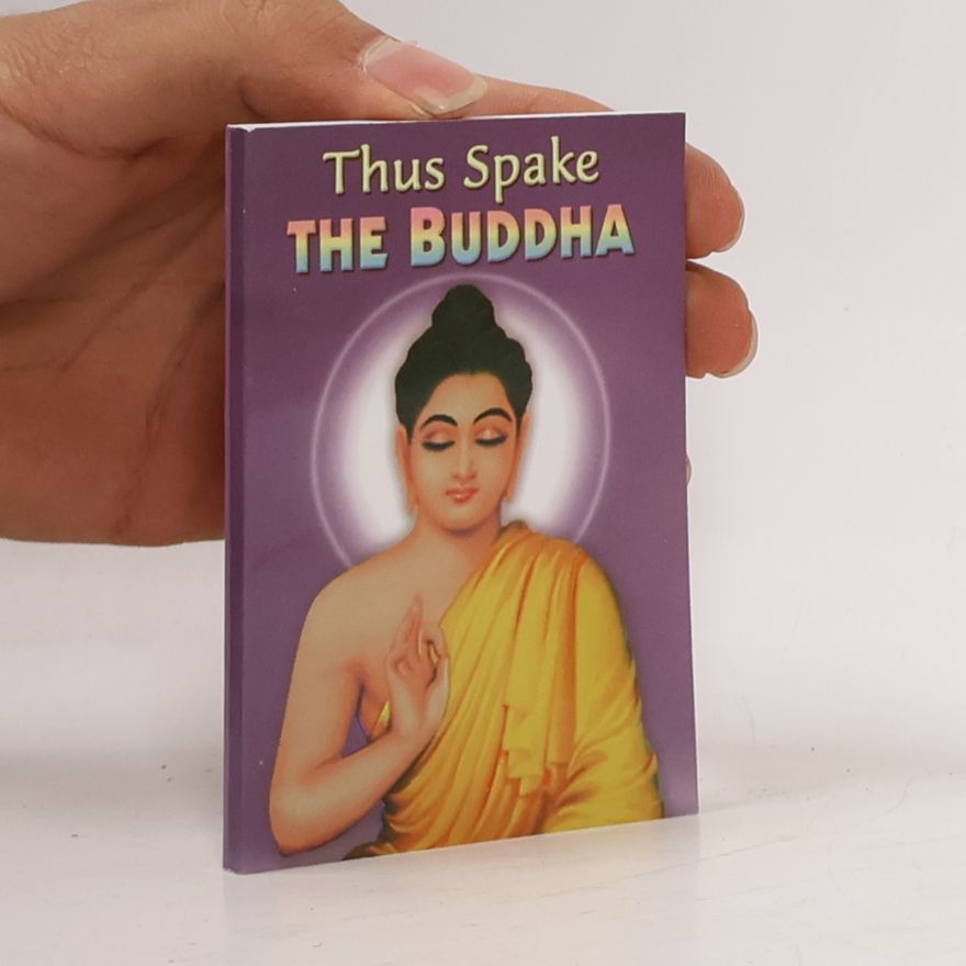 Buddha Thus Spake Buddha