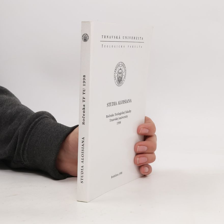 Jaroslav Rindos Studia Aloisiana 1998