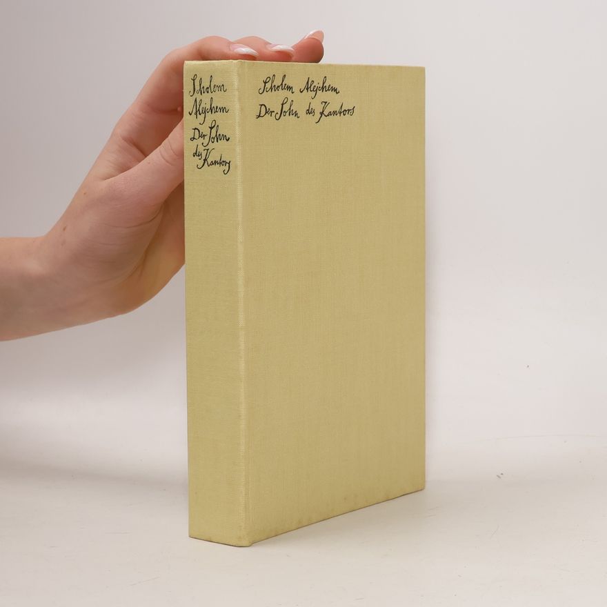 Sholem Aleichem Der Sohn des Kantors