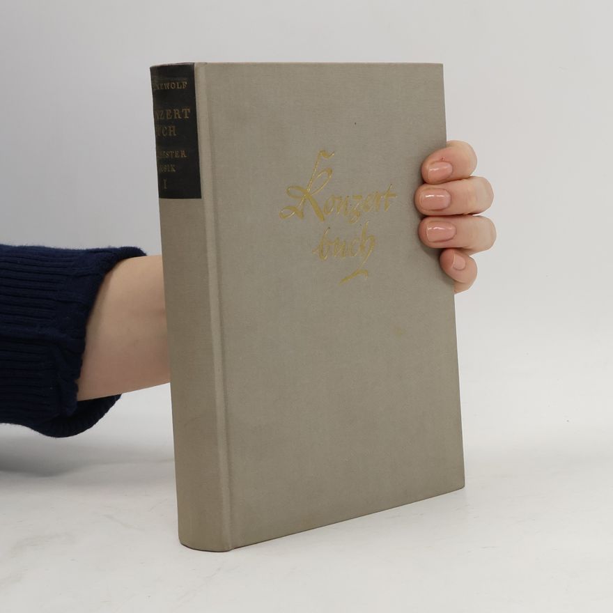 Karl Schönewolf Konzertbuch