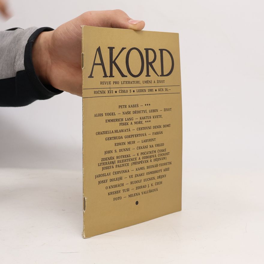 Various authors Akord. Revue pro literaturu, umění a život. Ročník XVI, č. 5