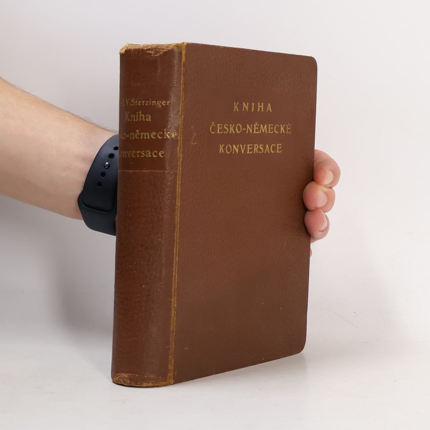 Josef V. Sterzinger Kniha česko-německé konversace