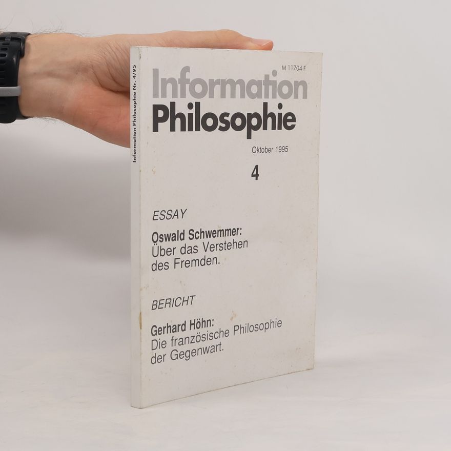 Gerhard Höhn Information Philosophie 4/1995