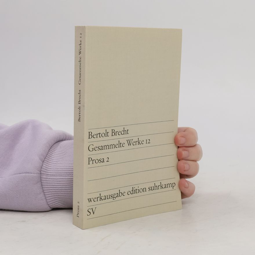 Bertolt Brecht Gesammelte Werke 12