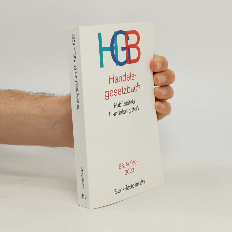Various authors HGB Handelsgesetzbuch