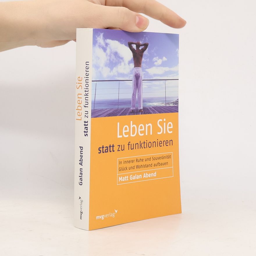 Matt Galan Abend Leben Sie statt zu funktionieren