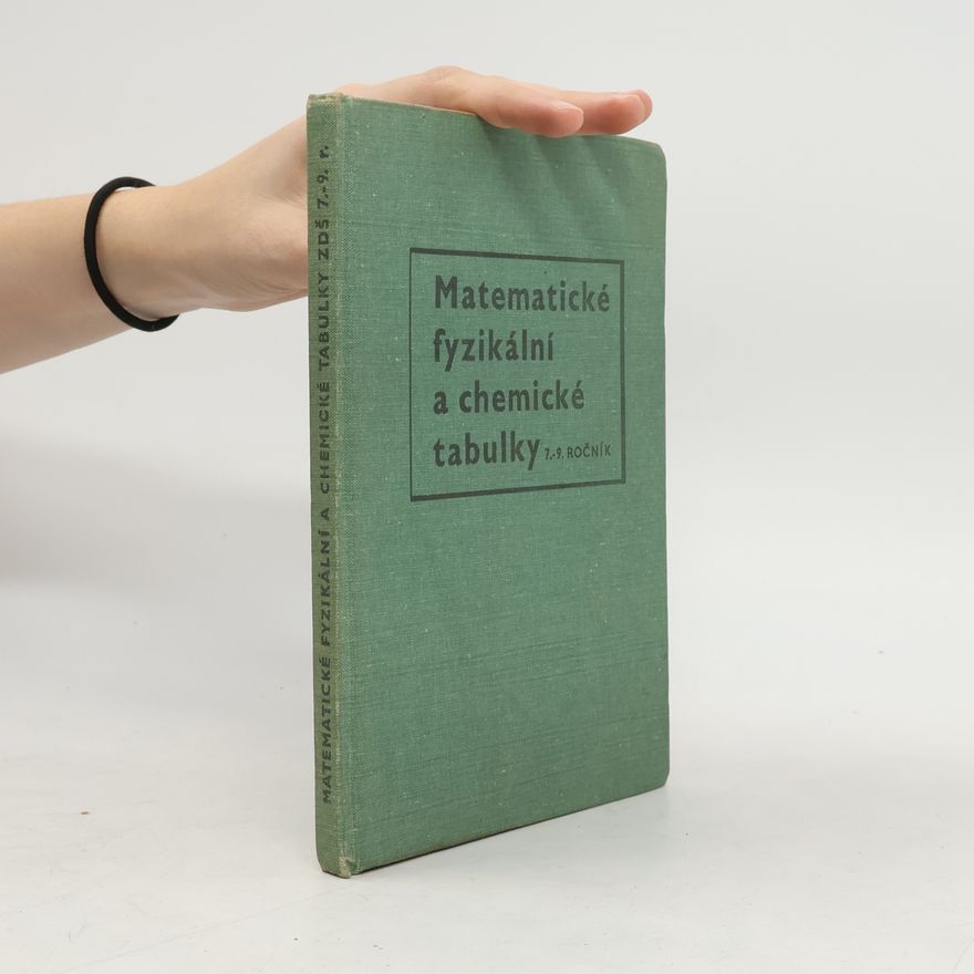 Stanislav Škramovský Matematické, fyzikální a chemické tabulky pro 7. až 9. ročník