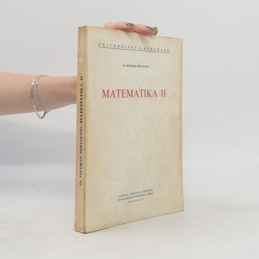 Milorad Bertolino Matematika II.