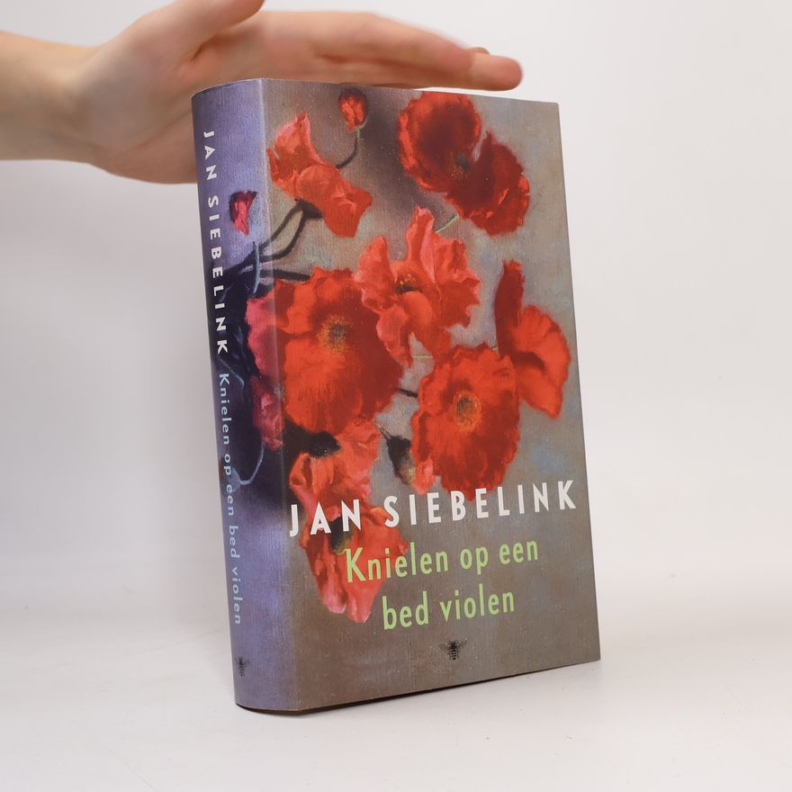Jan Siebelink Knielen op een bed violen / druk 50