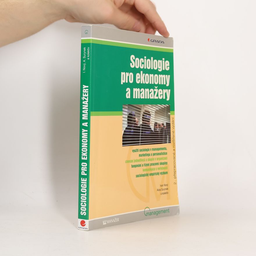 Alois Surynek Sociologie pro ekonomy a manažery